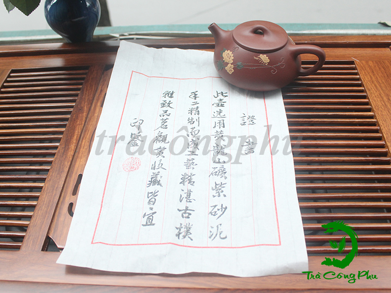 Ấm Tử Sa Thạch Biều Mai Hồ Điệp ATS1016